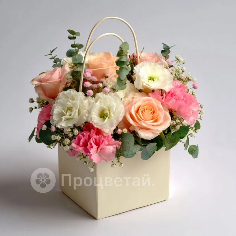 Цветы в сумочке &laquo;Миниатюрное вдохновение&raquo;