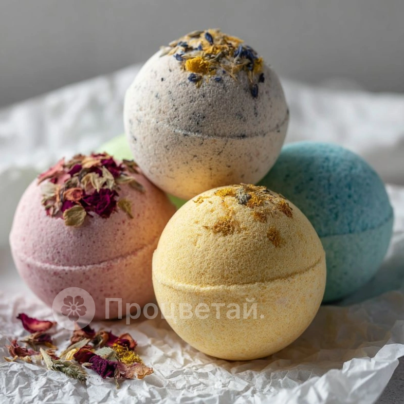 Бомбочка для ванны &laquo;Восточный цветок&raquo;