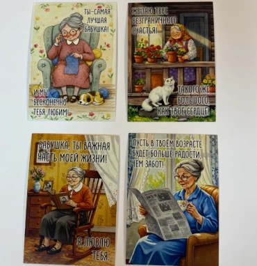 Открытка «Для бабушки»