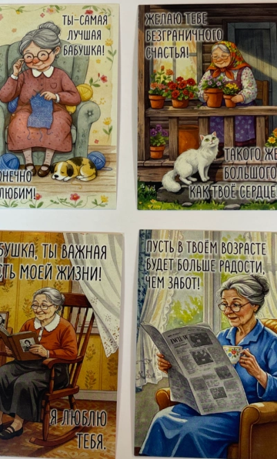 Открытка «Для бабушки»